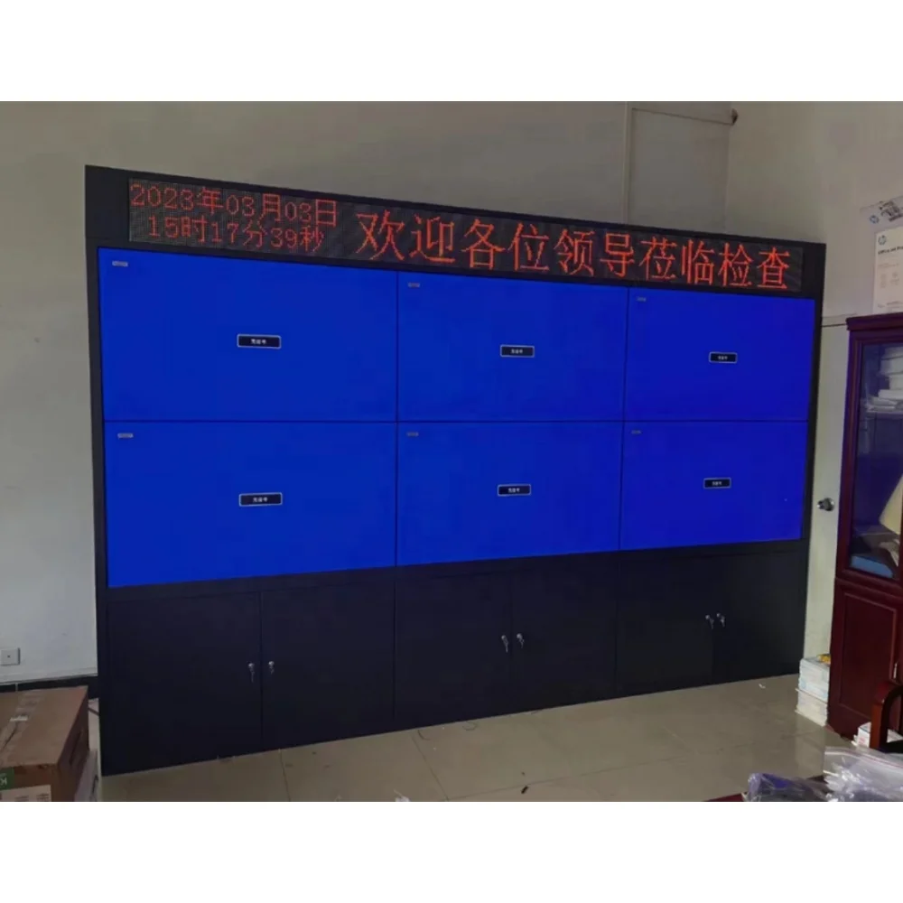 IDB Brand factory directly sell 46 55 65 Inch 4K LCD Video Wall Advertising Display Screen for wholesale import and export