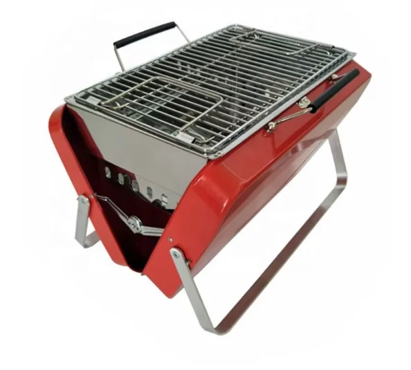 Hot Selling Suitcase Style Barbecue Grill Outdoor Camping Stove Portable Folding Charcoal BBQ Grill