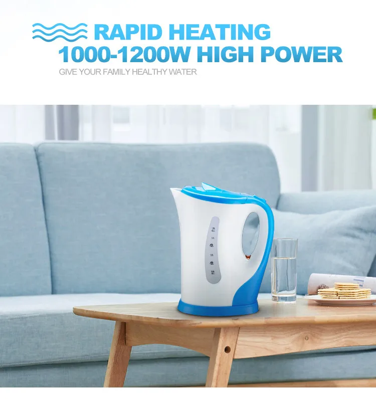 CX-903 Immersed plastic Electric Kettle For Tea & Coffee 1.7Liter jug electric home water kettle