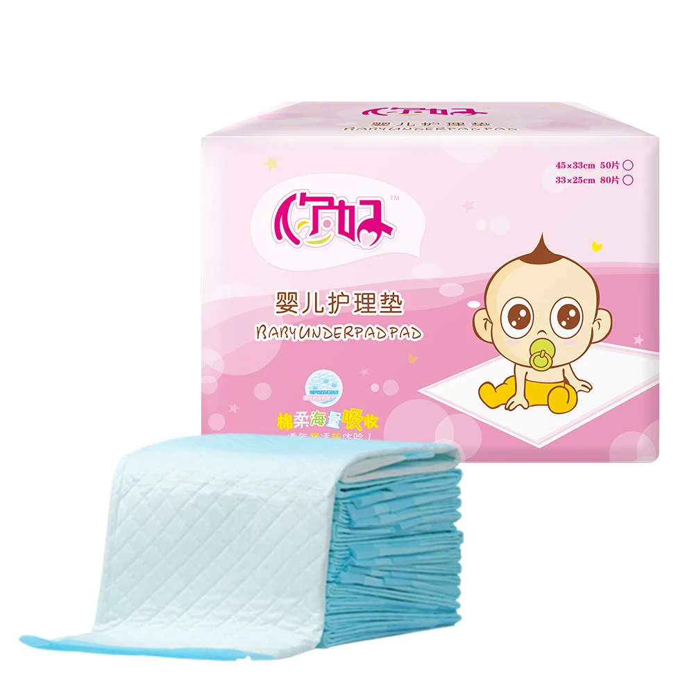 Hot Sell Super Care High Absorbency Disposable Incontinence Underpads For Baby
