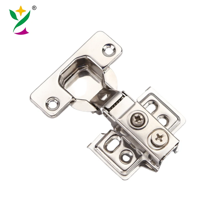 YUXING Furniture hardware short arm auto hinges soft closing stainless steel cabinet hinge with 4 holes