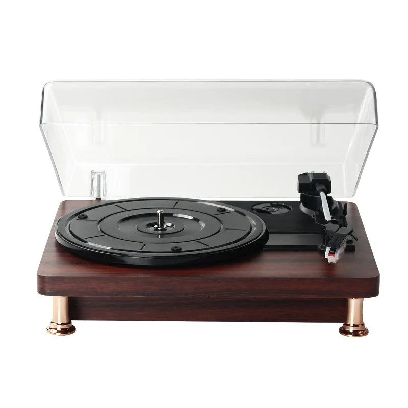 High-end Classical Electric Gramophone Direct-drive Record Old-fashioned Turntable 33/45/78rpm Record Player