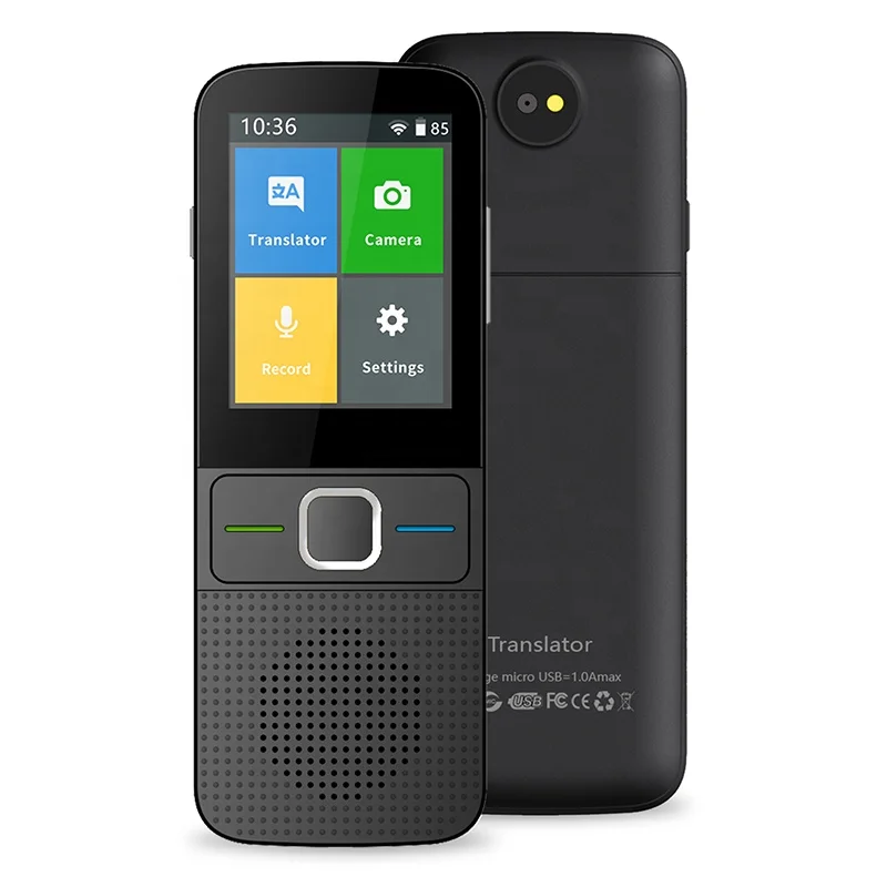 T10 Smart Instant Translation Device Support 137 Languages Mutual Translation WiFi And 4G Hotpot Connect  Language Translator