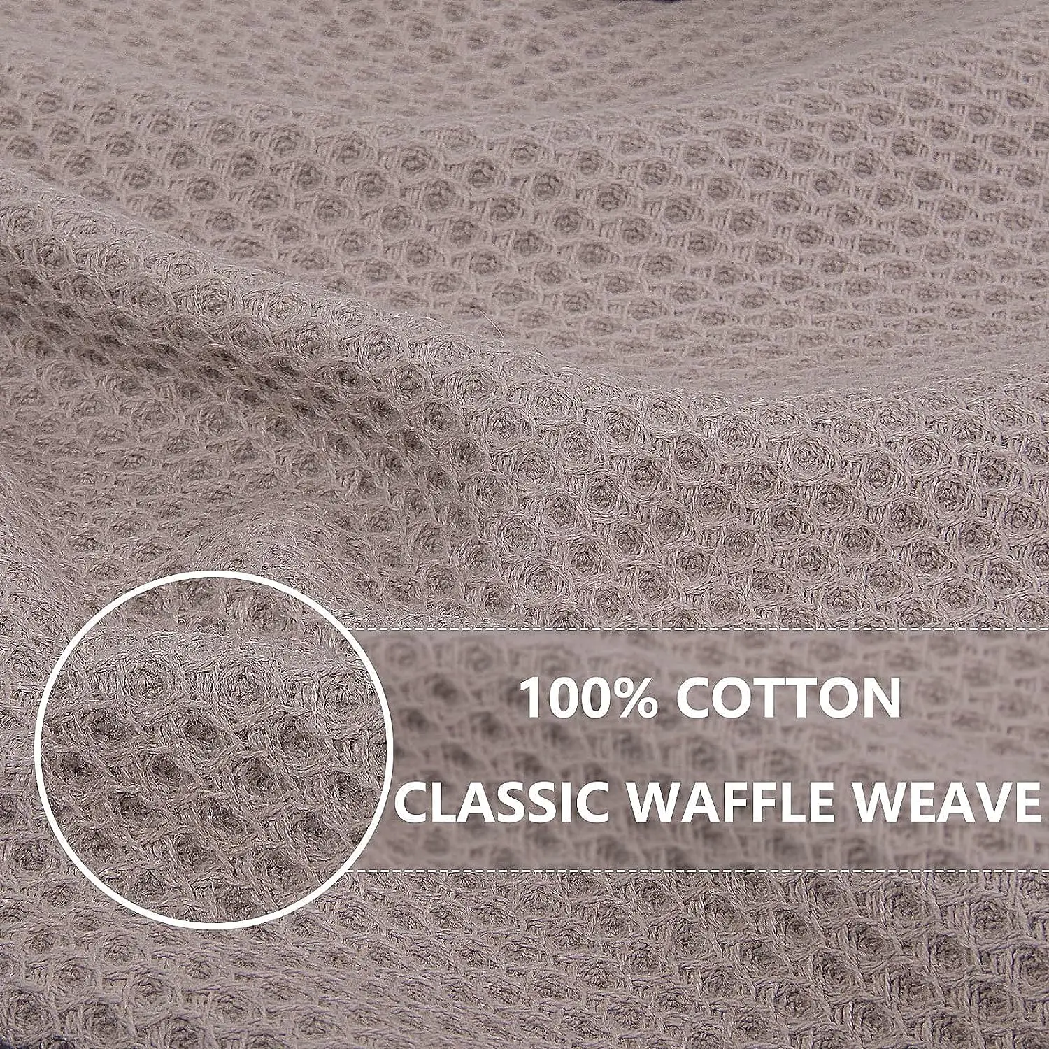 6-pack stock absorbent quick drying cotton waffle hand dish towels kitchen cleaning dish cloths for kitchen bulk