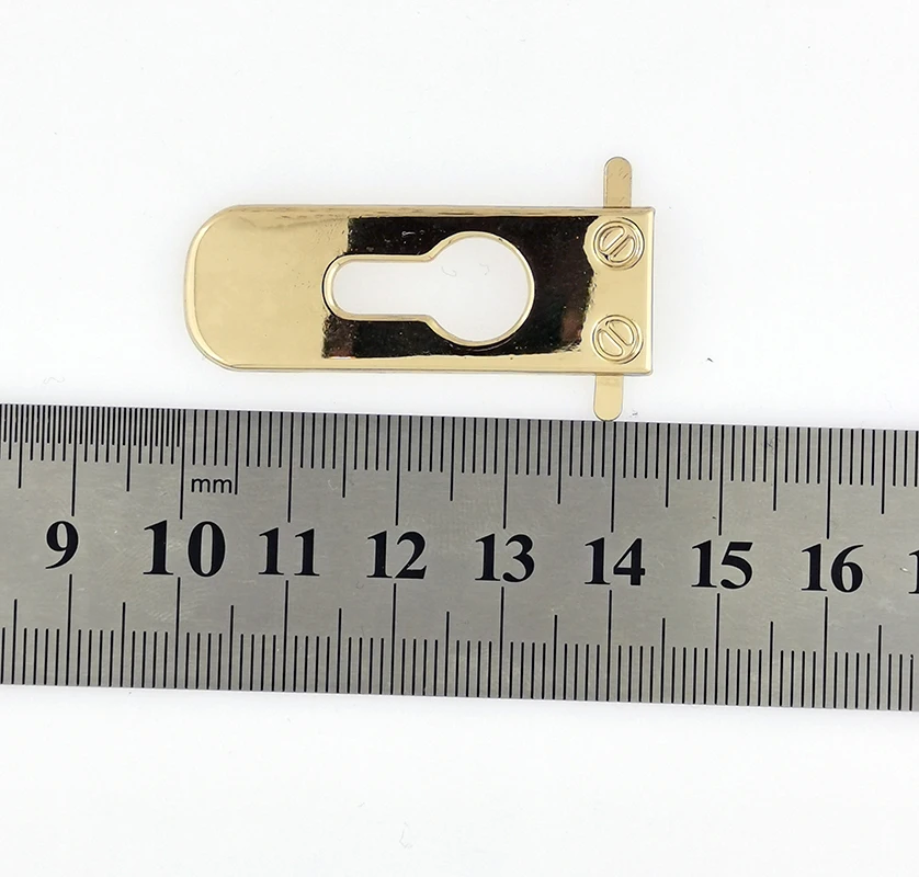 Custom Gold Metal Push Button Lock for Handbags and Purses Decorative Rotary Twist Lock Hardware Shoe Hook Package Accessory