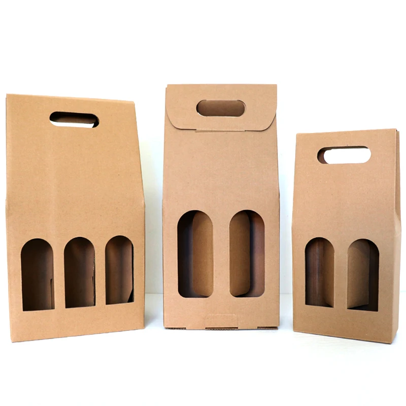 Оптовая продажа Печать картона под заказ коробка для пивной бутылки вина упаковка