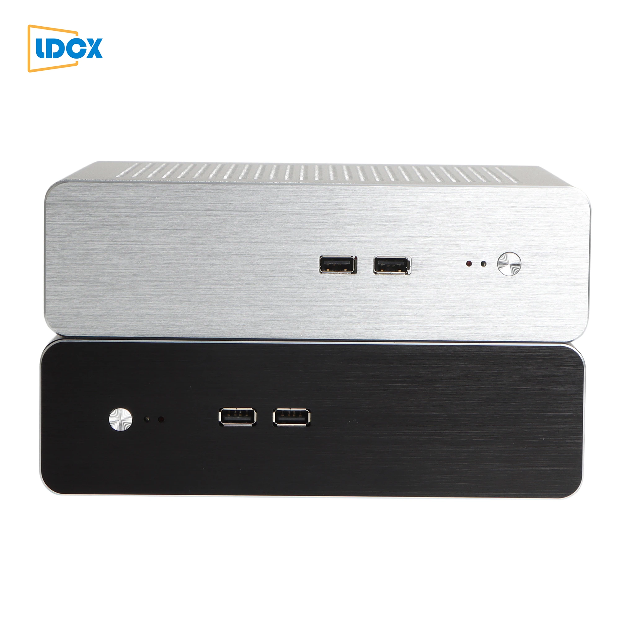 
LDCX G60S all aluminum ITX chassis Mini PC desktop custom mini itx case 