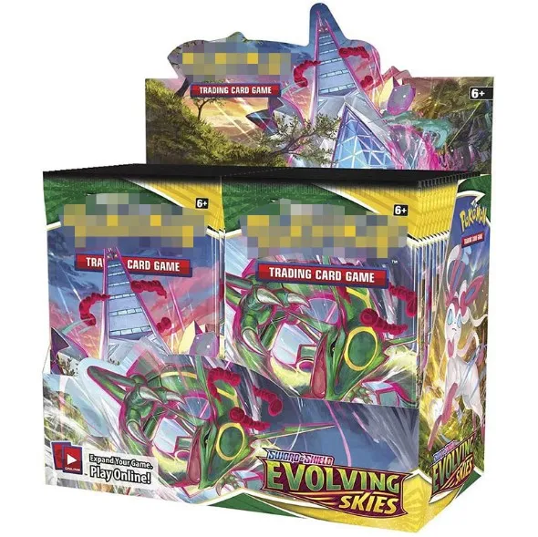 1:1  Factory Wholesale Cheap Pokemon  Trading Cards booster box  Good Quality 360 Pcs/box SUN & Moon Playing carte Pokemon