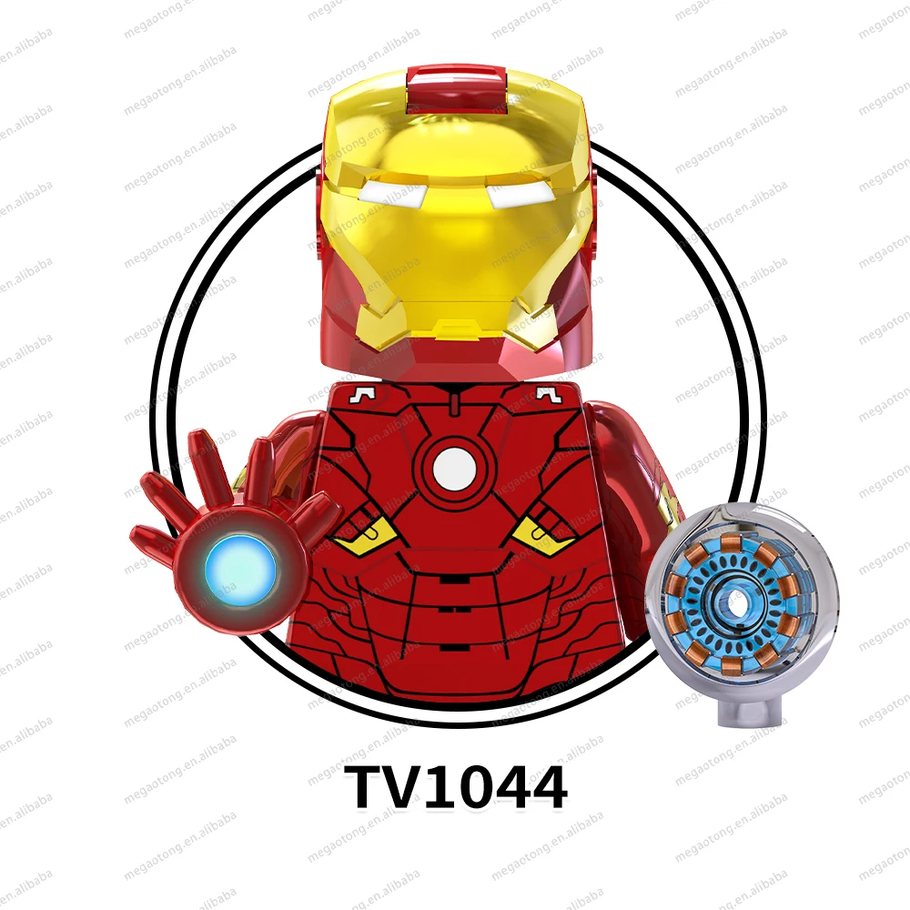TV6206 Loki Laufeyson Iron Tony Stark Super Hero Movie Character Mini Bricks Building Blocks Kids Educational Mini Toys Juguetes