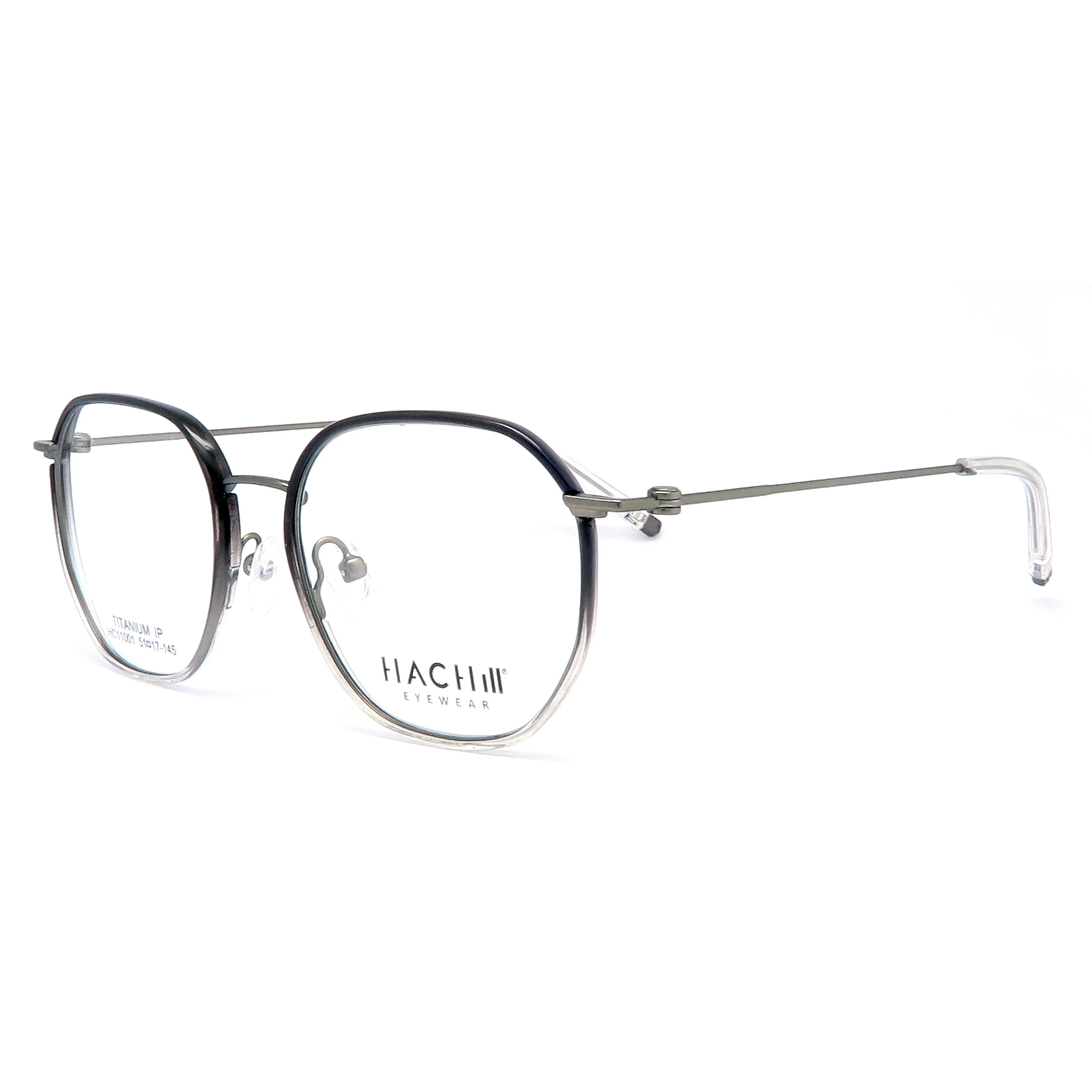2024 New Injection Front and Titanium Temple Eyeglass Frames and Frames Vintage Myopia Glasses Frame