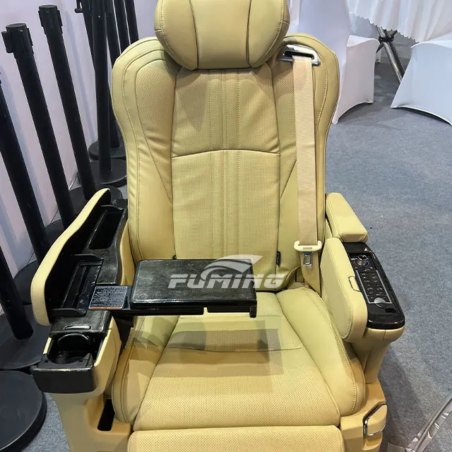 Оригинальные кожаные авиационные сиденья ALPHARD для бизнес-автомобилей с удобной кнопкой управления регулируемой модификацией интерьера