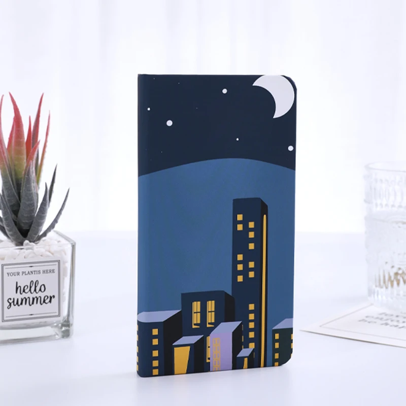 Customize Cartoon Cute Cover Daily Weekly Plan Pu Leather Yearly Planner Notebook