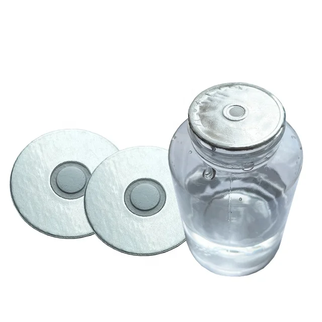 32mm 32-410 vented induction aluminum white color seal cap for pet bottle