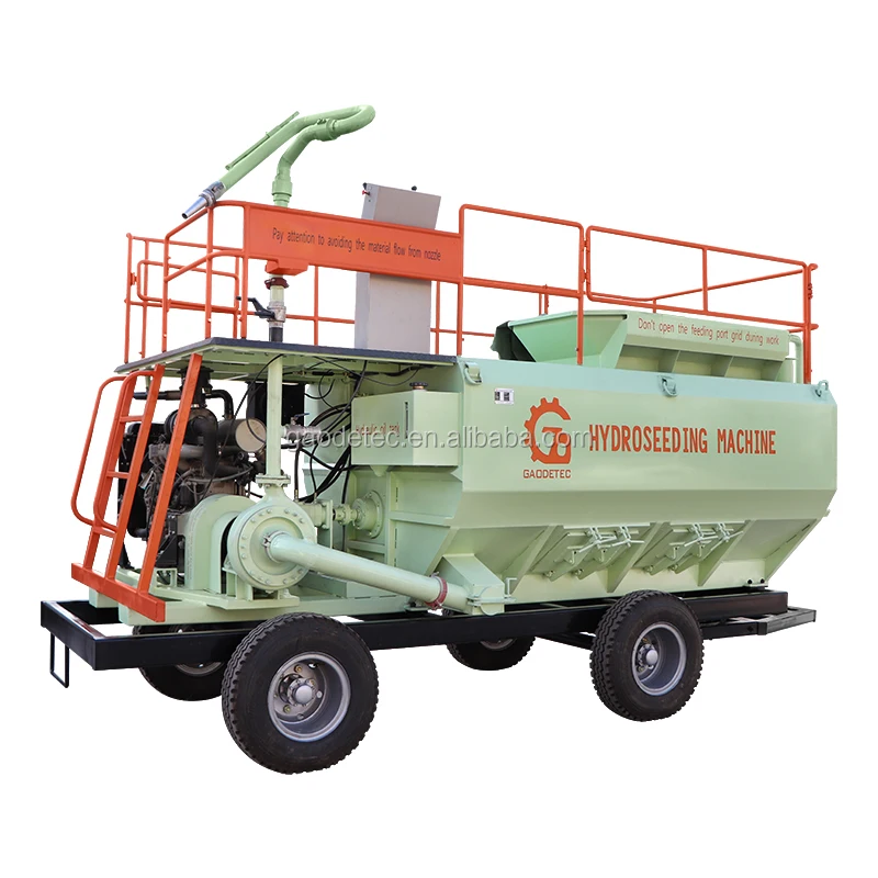 8000L Vehicle-mounted grass seed spraying machine hydro sprayer grass seed mud machine hydroseeder machine
