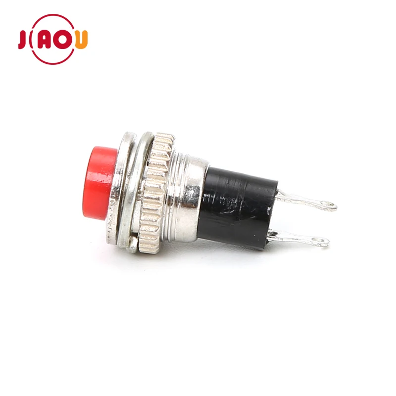 JIAOU YUEQING 10mm 2 Pin  Push button Switch DS-316