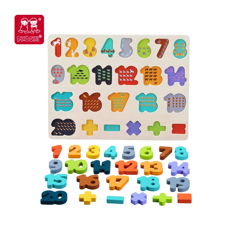An Educational Wooden Kids Puzzle for Children Learning up to 3 Years and More