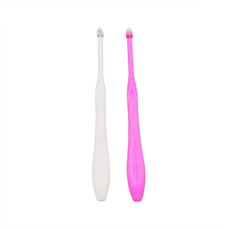Orthodontic Single Tuft Toothbrush Round Soft Bristles Ortho Tooth Brush