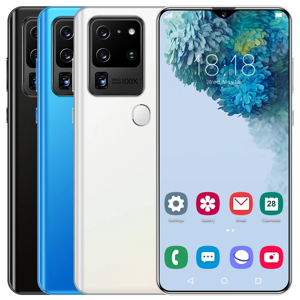 S30U Factory Direct Real 6.8inch 4G LTE Unlocked 12GB+512GB Android 5G Smart Phone Mobile Phone Fingerprint Unlock Telephone