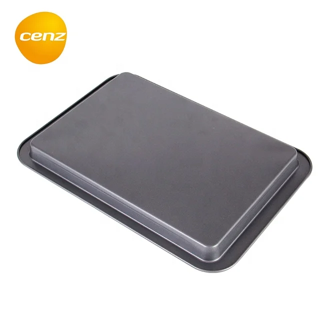 Nonstick Cookie Sheet Set Rectangle Carbon Steel Crispy Deep Baking Tray Rolling Cake Plate Biscuit Cake Pans Baguette Tray