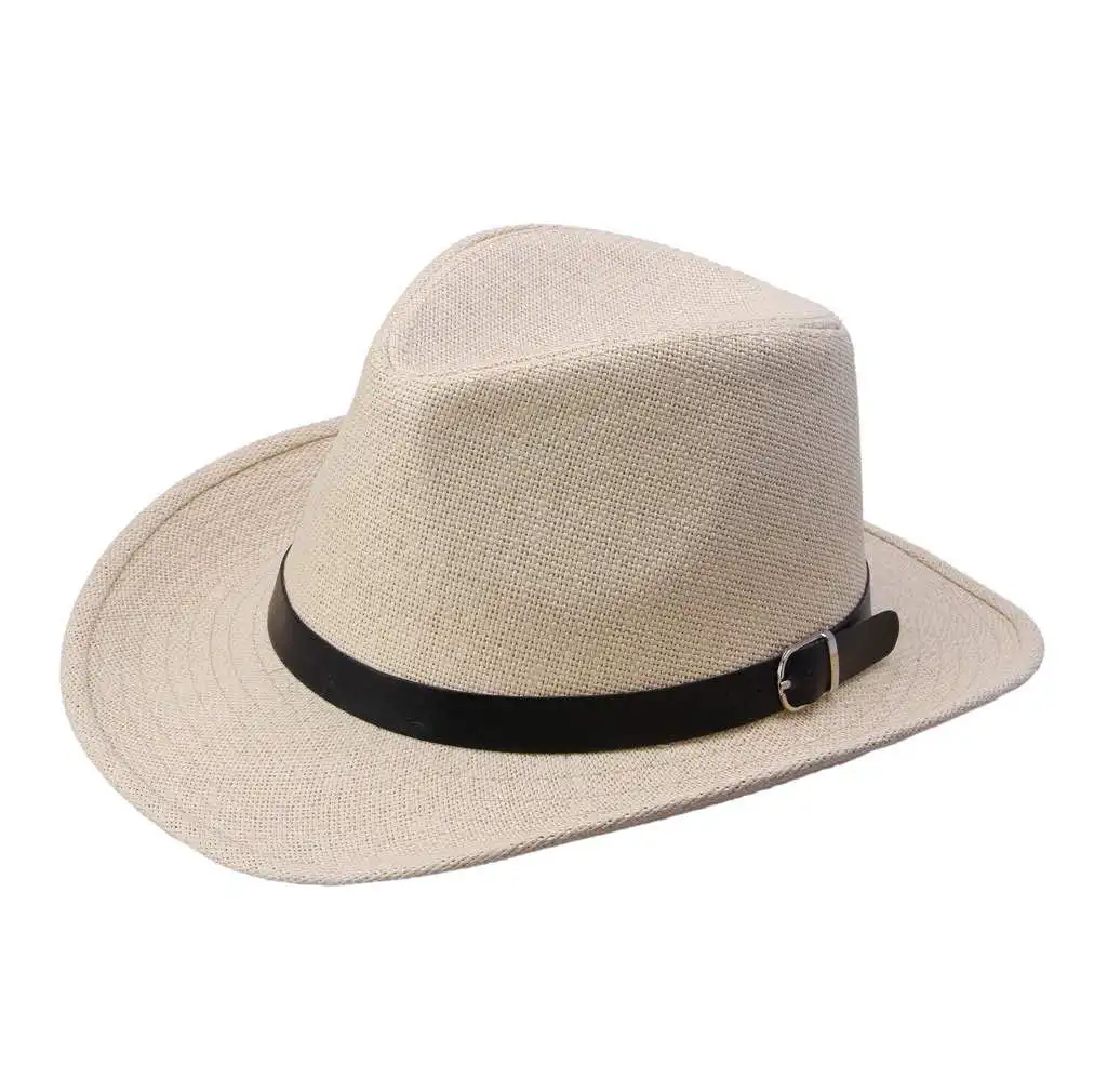 
Wholesale Cheap Summer Outdoor Protection Sun Cowboy Straw Hat 