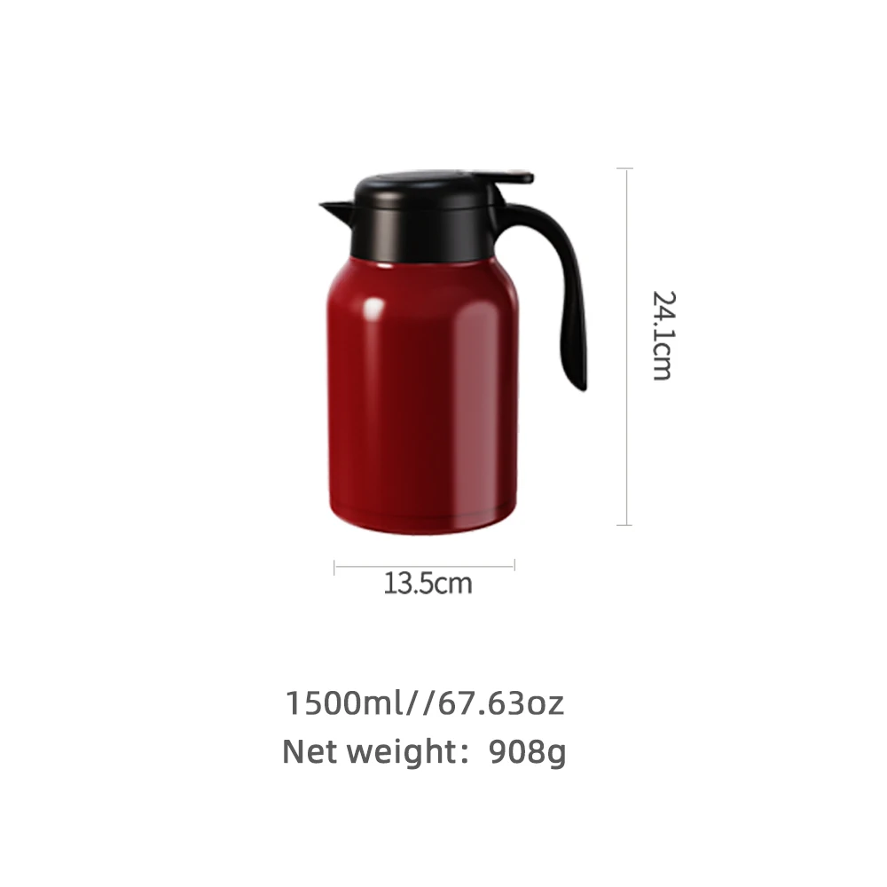 Vacuum Coffee Pot 304 Stainless Double Walled Teapot Manufacturer Insulated Kettle Water Coffee Thermos
