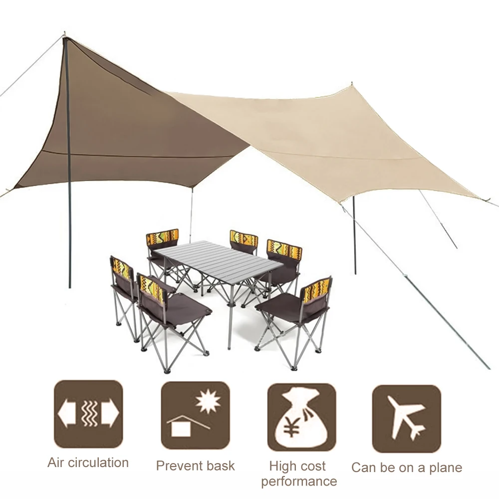 Палатка для кемпинга, уличная тентовая палатка, беседка, тент от дождя, Стояночная занавеска