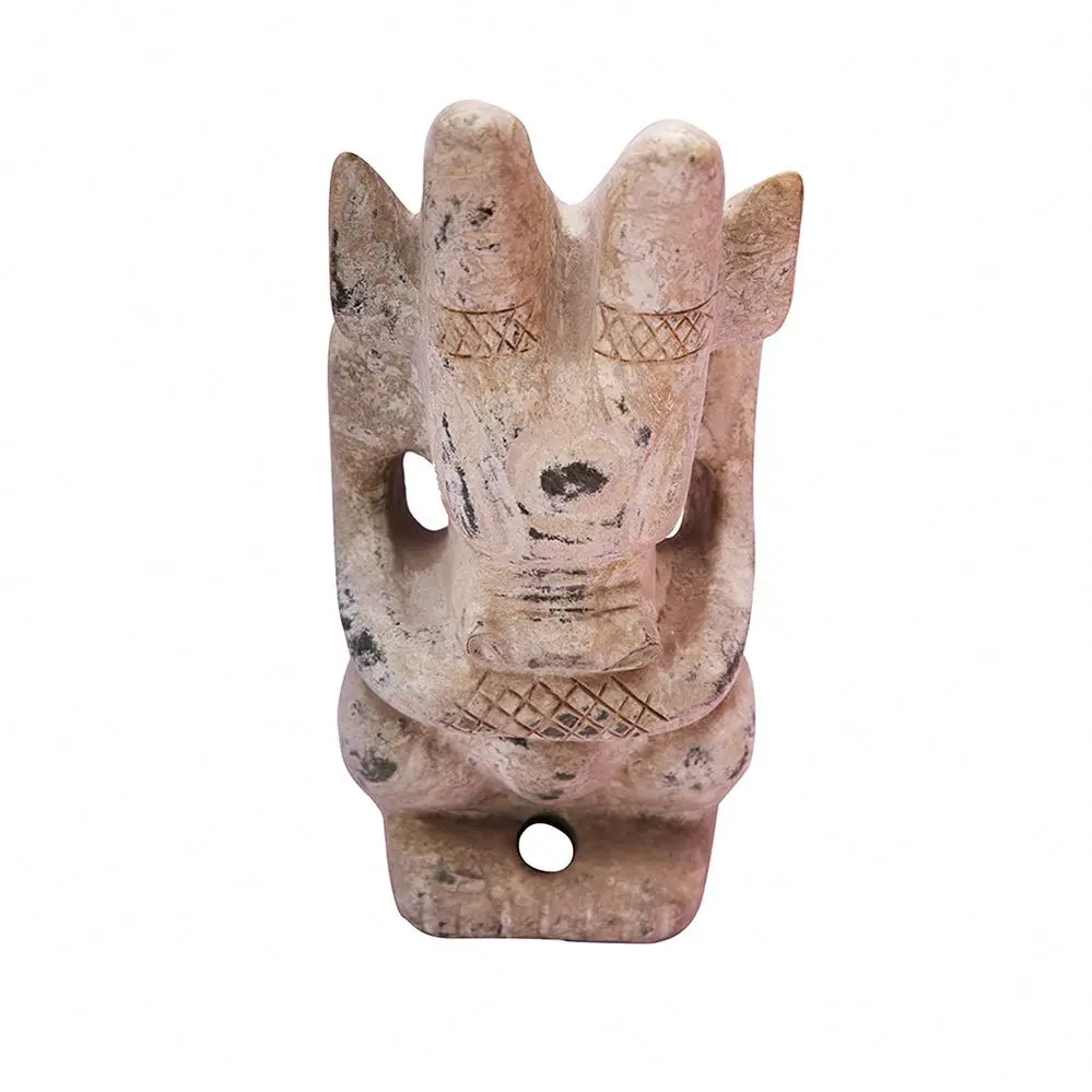 Antique fine jade garniture carving Indoor and outdoor decoration jade sun people