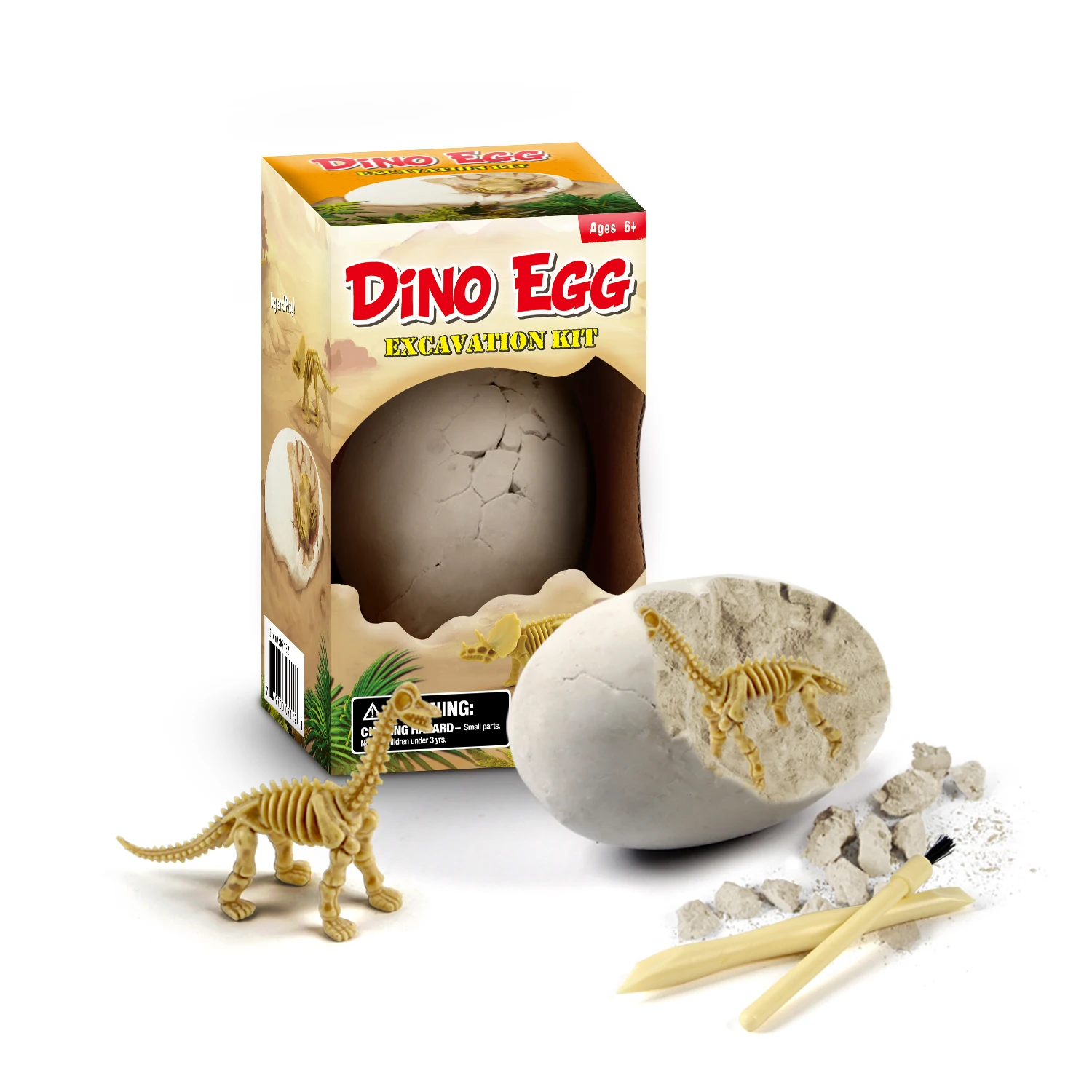 DIY kid craft educational science toy mini fossil dinosaur skeleton dino egg excavation dig kit cpc