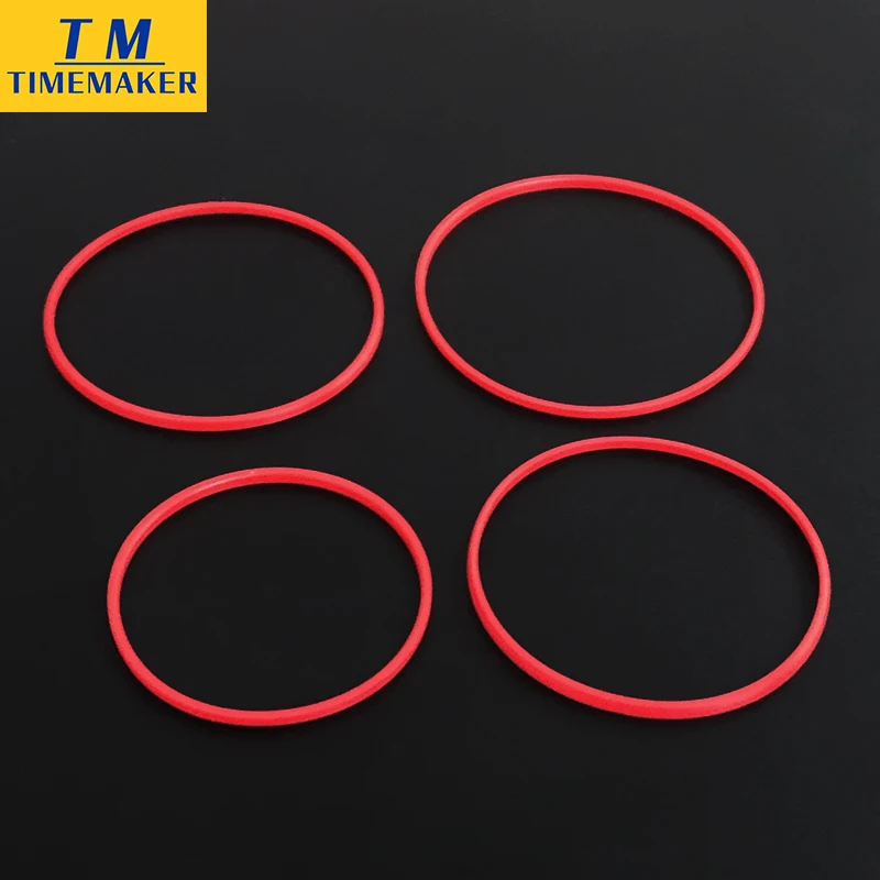 wholesale Red gasket O Ring 30-40mm dia 0.9mm High 0.6mm thick Plastic Gasket for back case Parts For brand