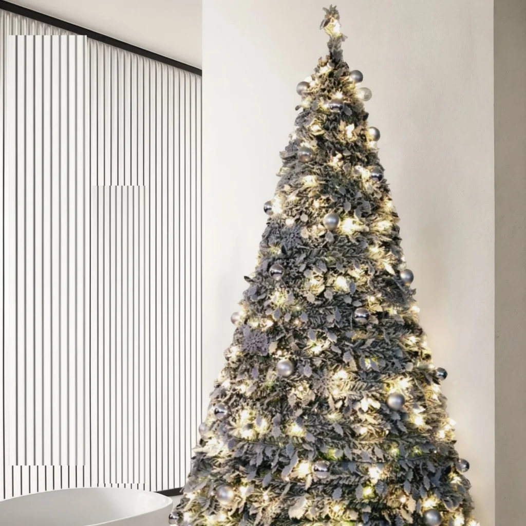 Luminous foldable Christmas tree 1.2m/1.5m/1.8m/2.1m Decorated Christmas tree Christmas decorations