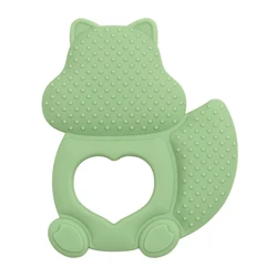 Easy To Grip Squirrel Shape Baby Teethers Chewable Funny Baby Teether Gift Silicone Giraffe Teething Toy