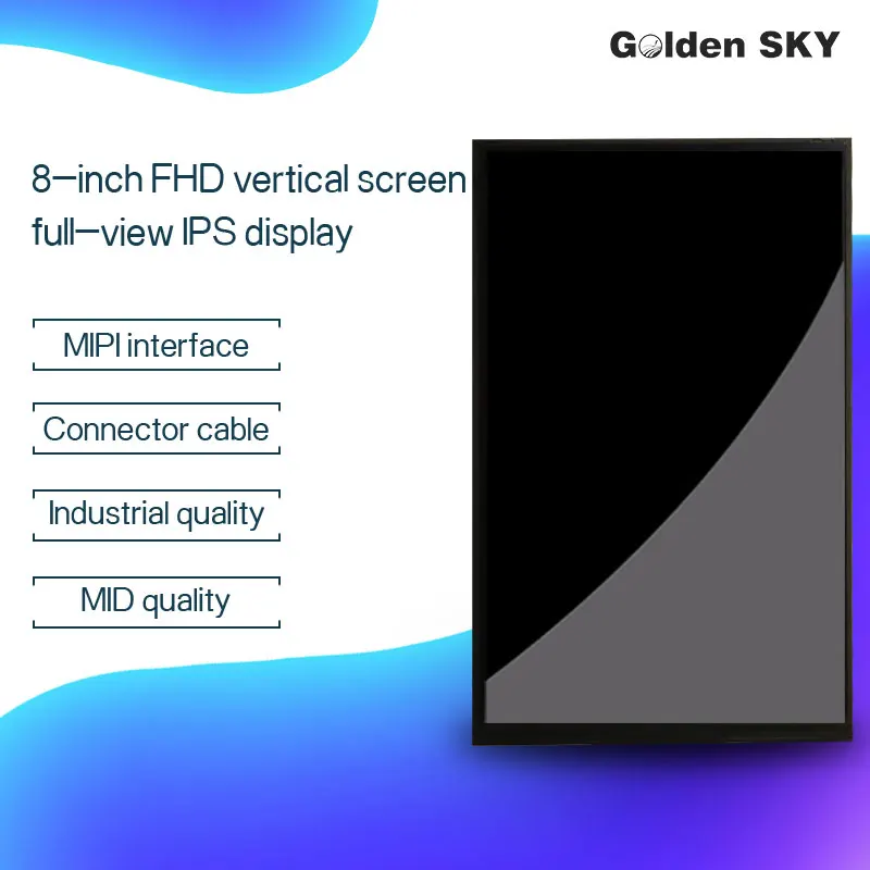 7Inch Lcd Display Tn Viewing Angle Resolution 1024*600 Rgb Interface 50Pin Straight Cable For Industrial Control Mid Lcd Modules