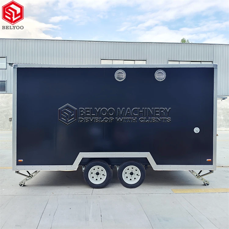 Customizable Mobile Bar Taco Ice Cream Pizza Truck Food Trailers Fully Equipped