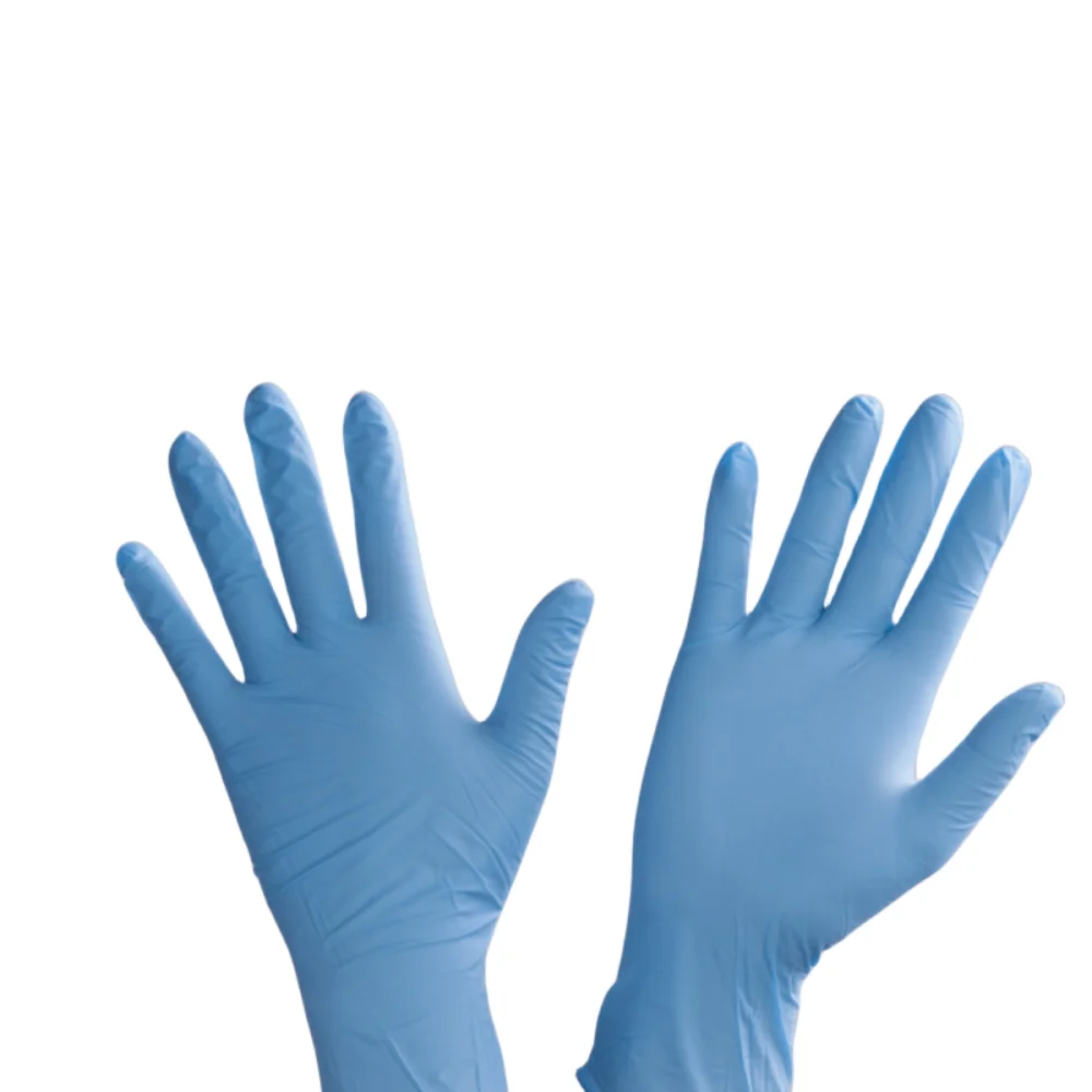 Cheap Exam guantes de nitrilo Box 4mil 6mil Black Nitrile Gloves Pure Examination food disposal powder free nitrile gloves