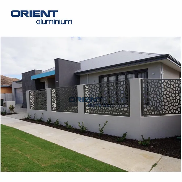 Laser Cut Aluminum Decorative Interior Perforated Metal Screen Wall Panel