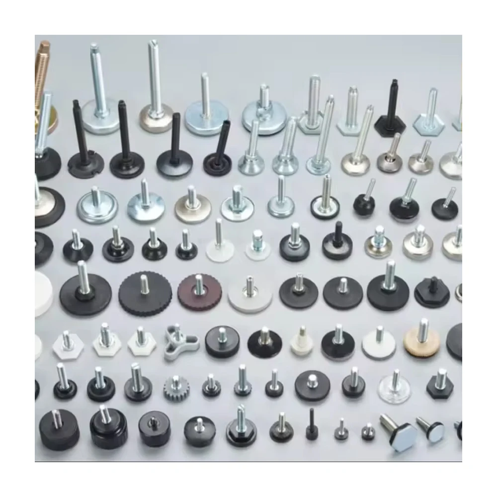 Multiple Styles Customized Nickel Plated Adjustable Home Office Living Room Metal Base Leveler for Wood protection Floor