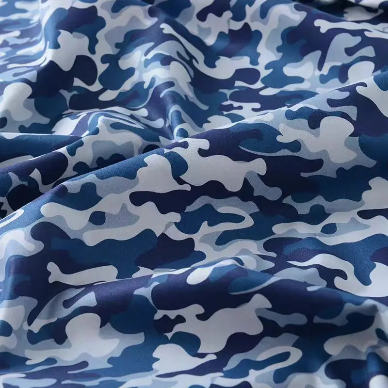 Customize new design digital printing multi-color  polyester ripstop breathable camouflage fabric for outdoor  sportswear