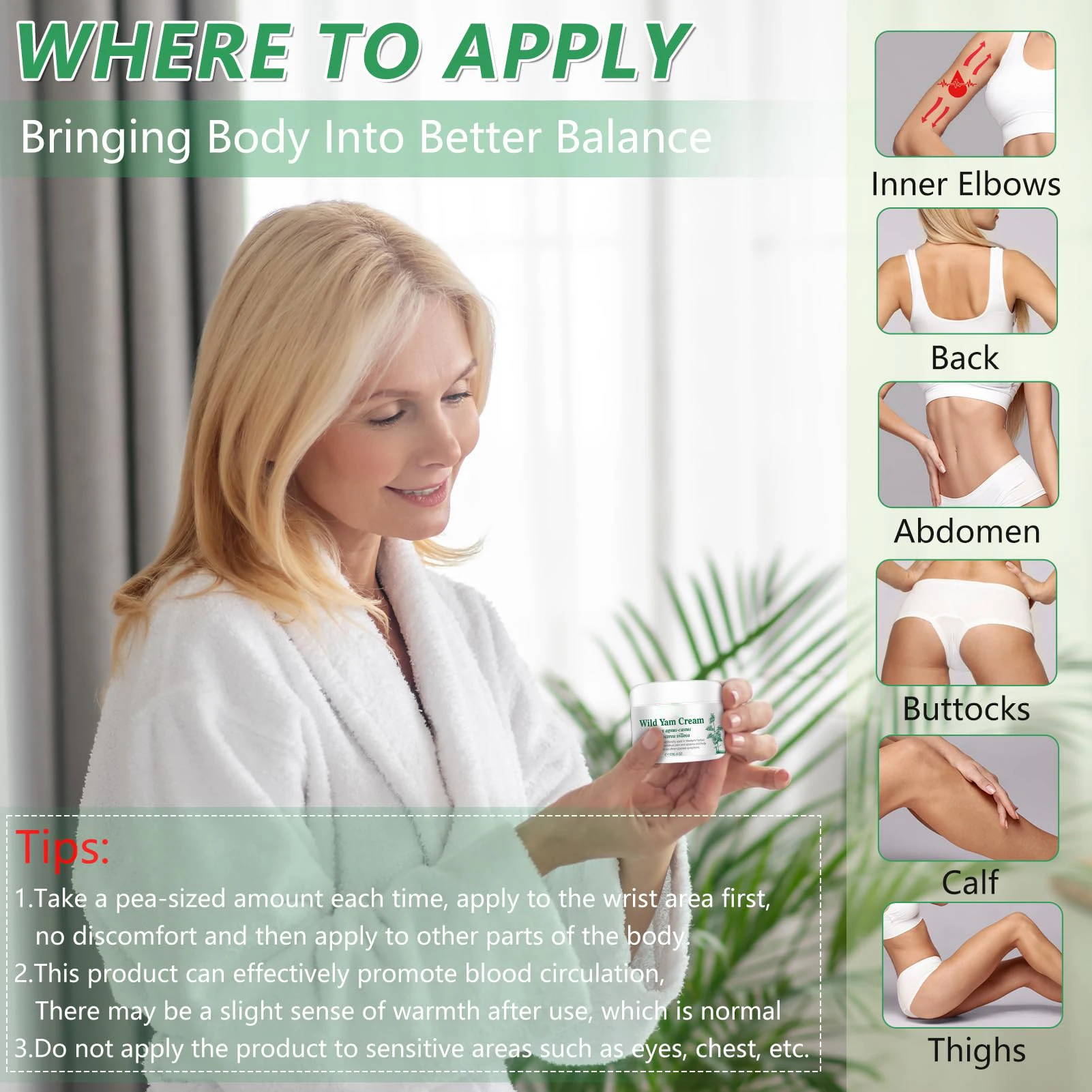 Private Label Wild Yam Face Cream For Skin Care Moisturizing Cream Natural Organic Best Facial Cream Jar For Hormone Balance