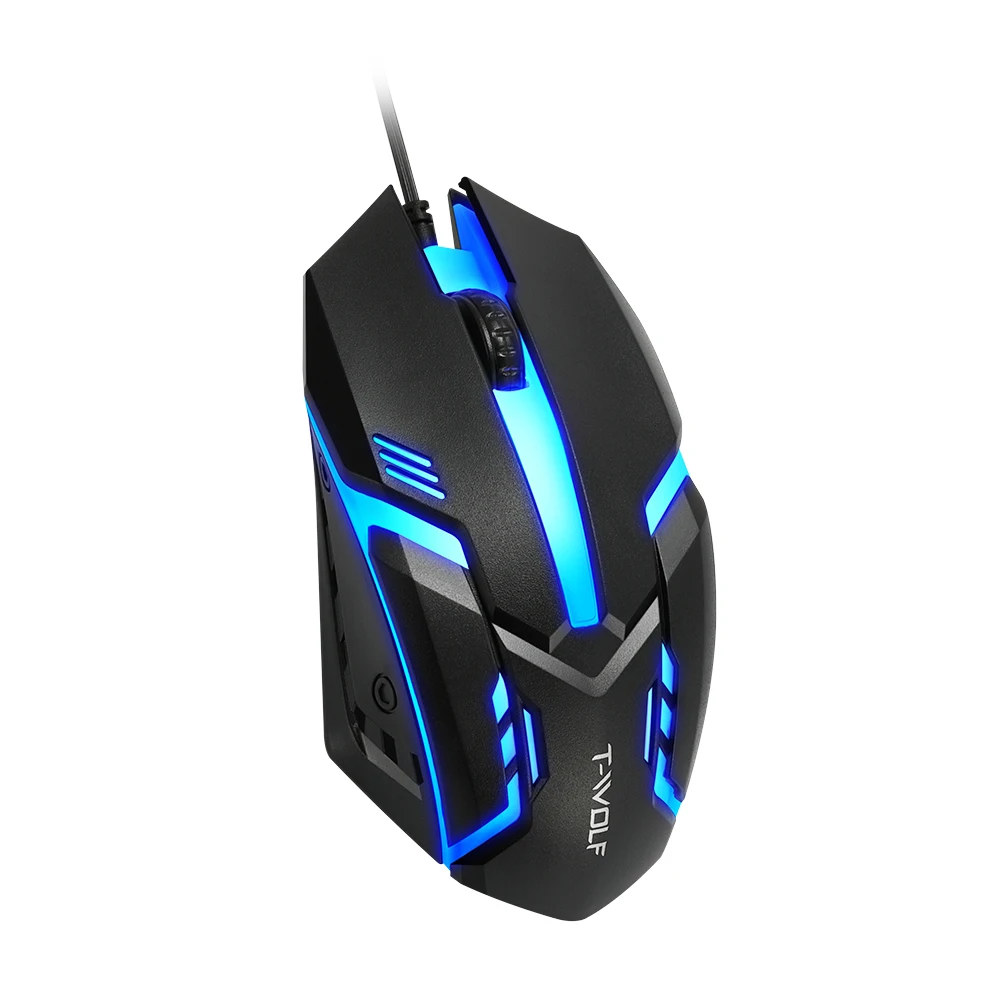 Top quality and good price keyboard and mouse backlight Led Colored Wired Gaming Keyboard And Mouse Set