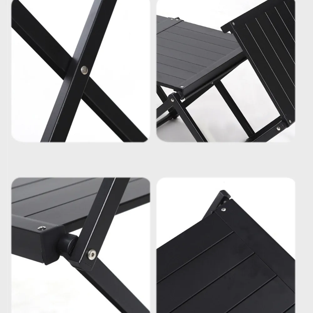 Oem Custom Outdoor Ultralight Multifunctional Foldable Hanging Rack Shelf Portable Aluminum Suitcase Folding Camping Table