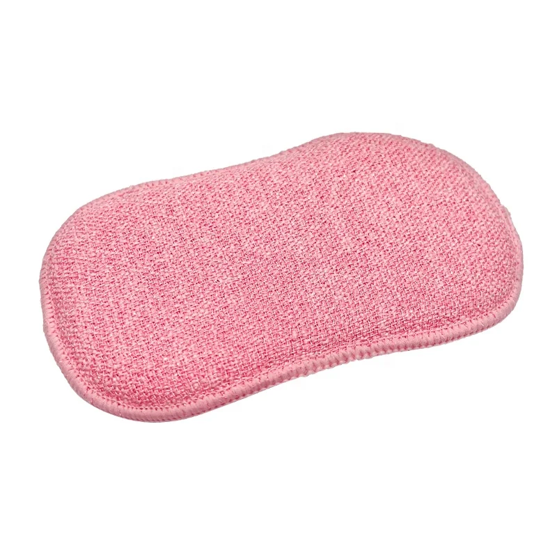 Scrubber sponge reusable kitchen sponge set wipes