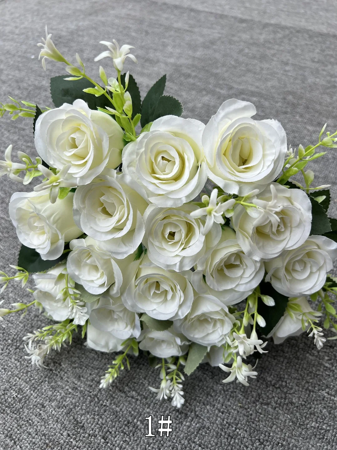New White Wedding Factory 18 Wine Glass Roses Christmas Holding Fake Flowers Christmas Foreign Trade Wholesale Available