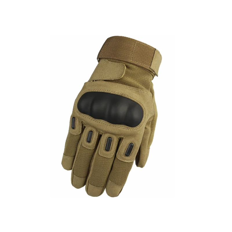 Verchoo Large Stock Army Green Touchscreen Training Combat Cycling Full Finger Hard Knuckle Fleece Tactical Winter Gloves