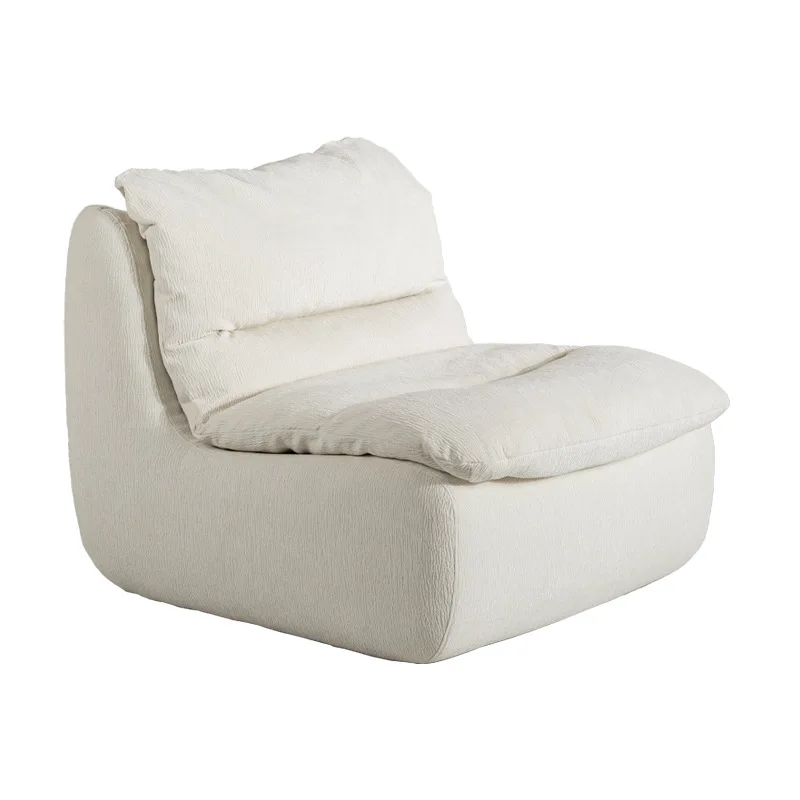 Factory Modern Multifunctional Single Sofa Bed Solid Color Living Room Single Seat Fabric Leisure Sofa Bed