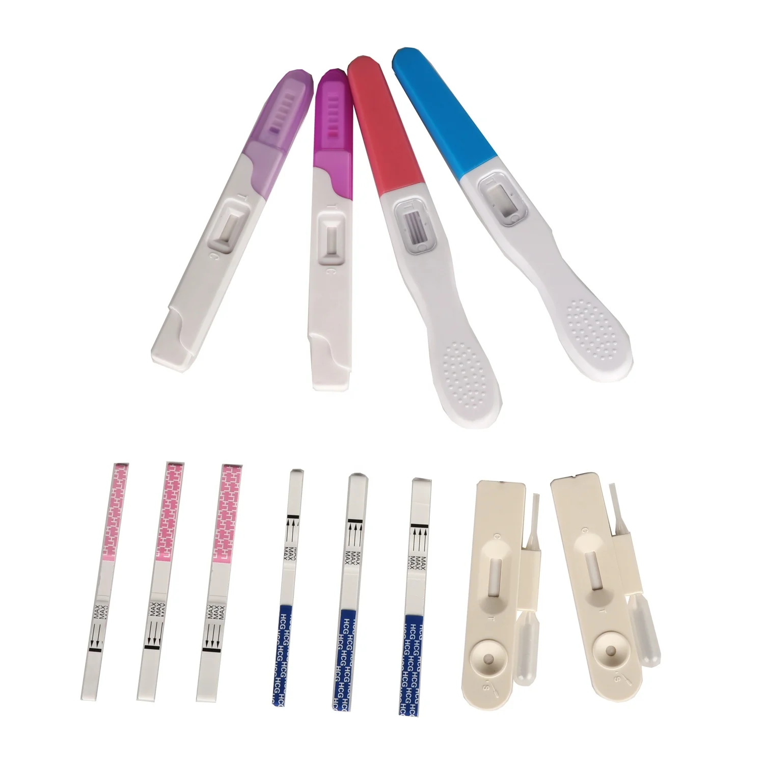 Early Pregnant LH Ovulation predictor kit and hCG Pregnancy Test kit STRIP/CASSETTE/MIDSTREAM