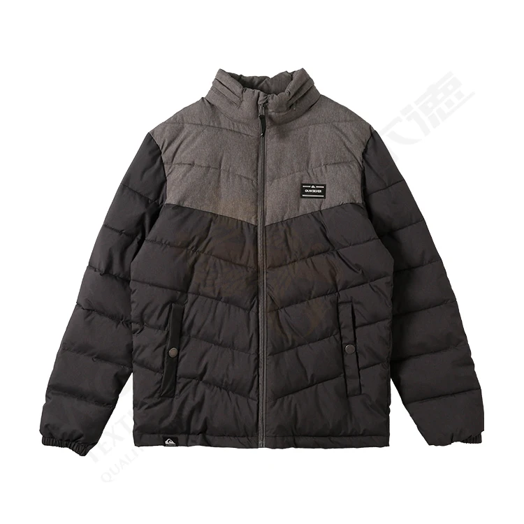 OEM Customized Fashion Short Winter Warm Clothes Outdoor Packable Mens Light Weight Jacket Cotton Casual Woven Windproof Jacket