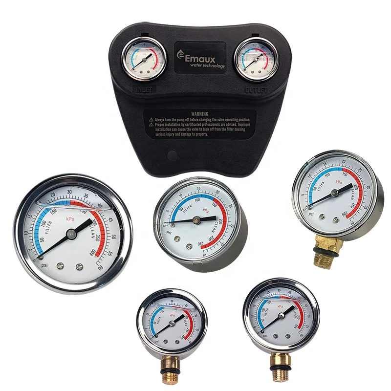 Swimming pool accessories plastic commercial filter pressure gauge sand filter sand pool filter valve pressure gauge