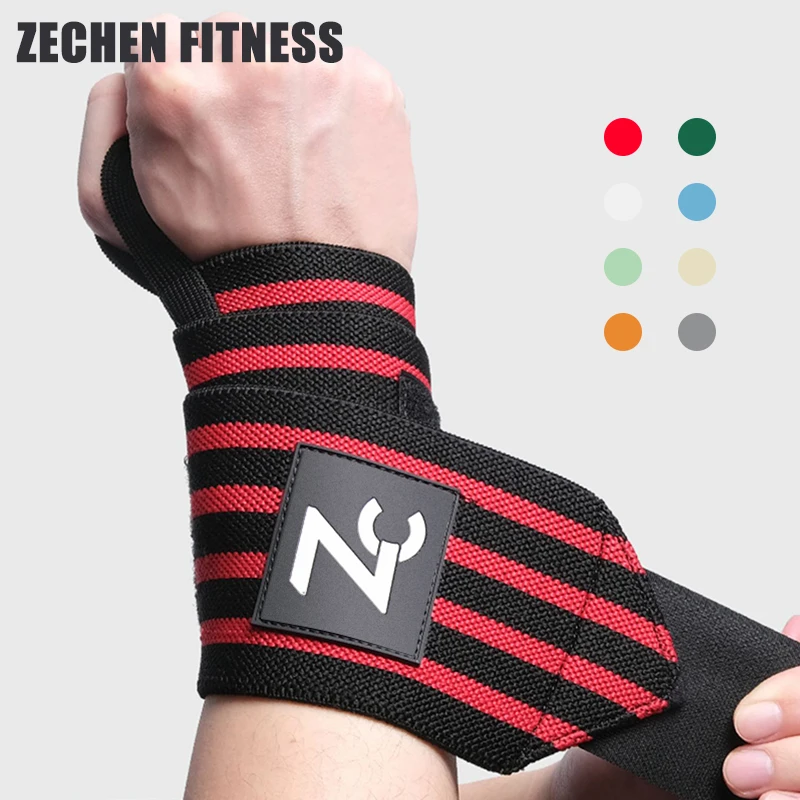 2023 new color custom wrist wraps gym wrist wraps best quality wrist wraps for weightlifing pull up training Crossfit