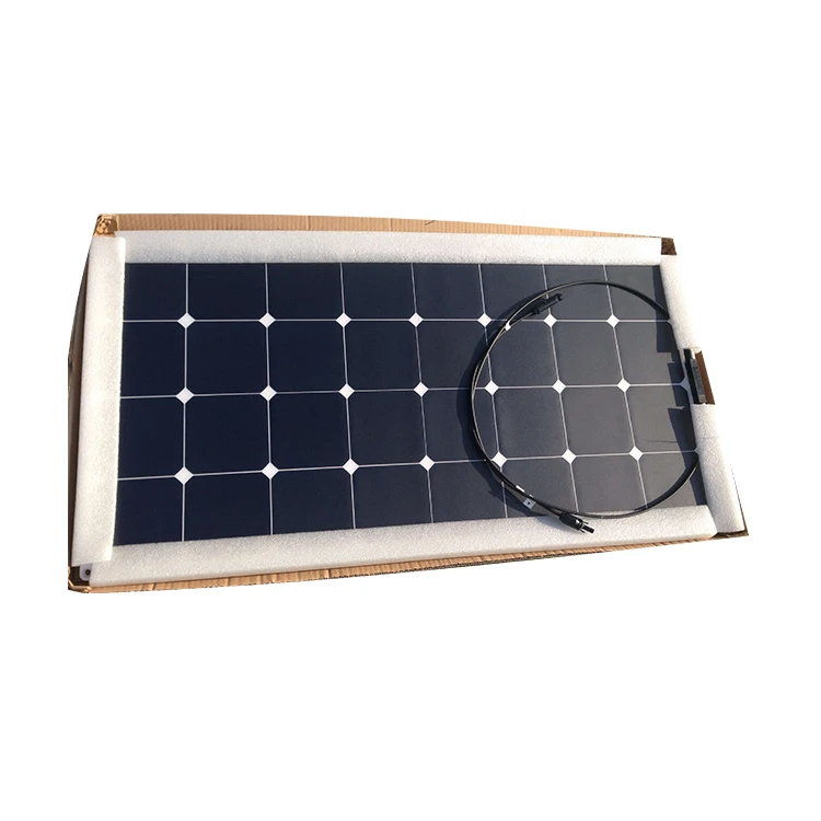 Высокоэффективная Гибкая солнечная панель RG 100 Вт для установки на крыше и фургона