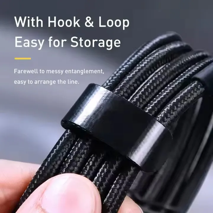 New Design 1.5M Nylon Braid Super Fast Charge Cable Dual Type C To Type C Cable Fast Charging